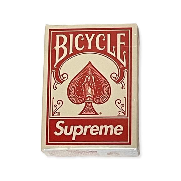 ❤️SOLD❤️Supreme Shower Cap, Playing Cards, Rubber Gloves & Large Sticker - Picture 4 of 6